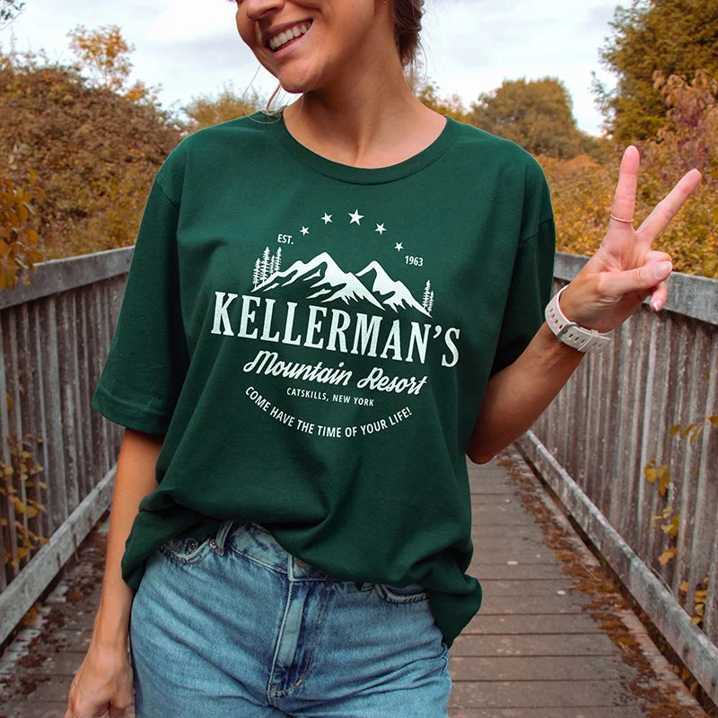 Kellerman's Mountain Resort Lightweight Tee Anti-Shrink Durable Soft